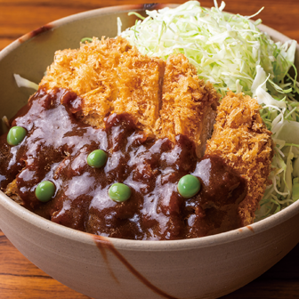 岡山名物デミかつ丼